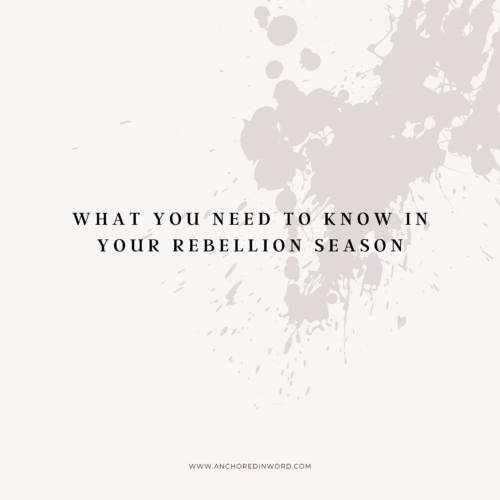 The Hope You need In Your Rebellion Season-Know Your Problem