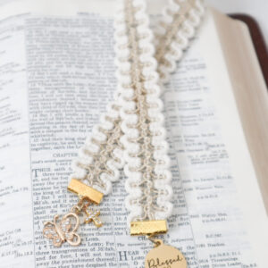 Gold Bible Bookmark Charm