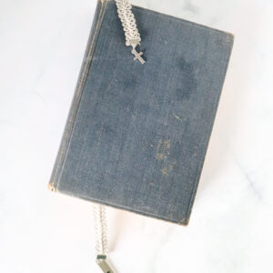 White Silver Bible bookmarks