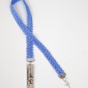 Sky Blue Laced Bookmark