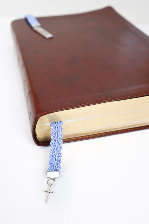 Sky Blue Laced Bookmark