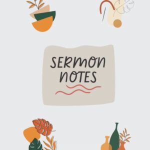 sermon notebook