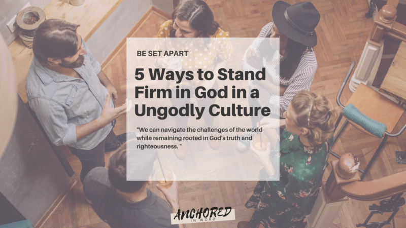 ungodly culture