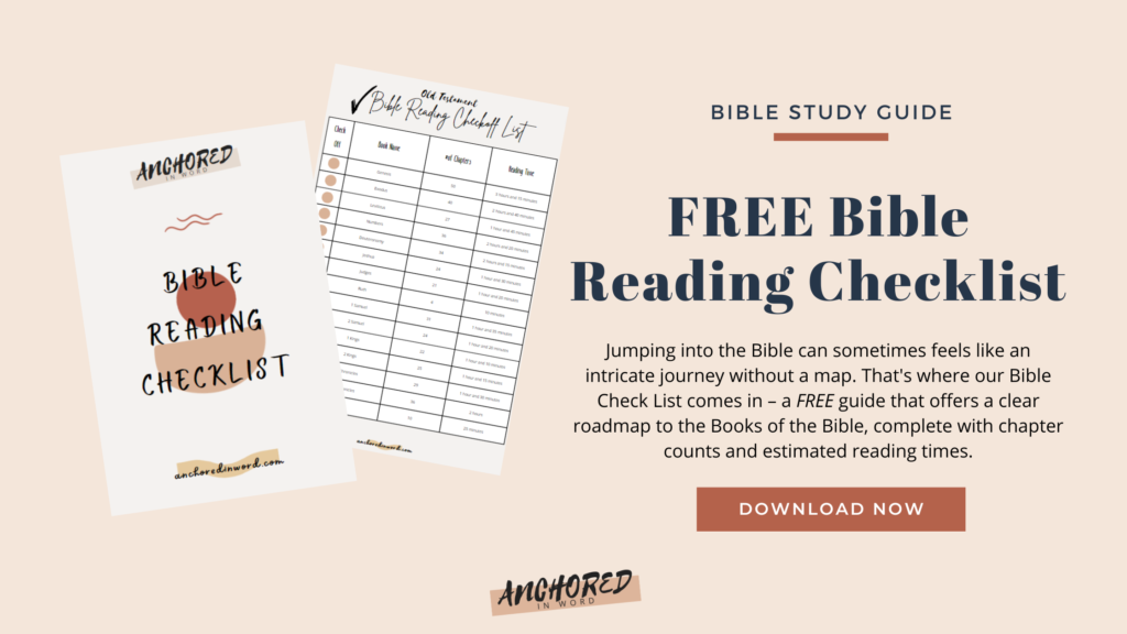 Free Bible Reading Checklist download