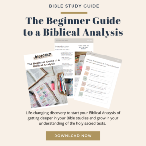 Discover The Beginner Guide to Biblical Analysis! Uncover profound truths within the Bible with step-by-step guidance.