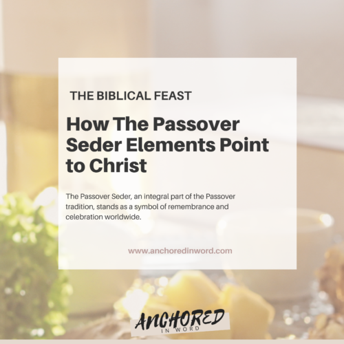 How The Passover Seder Elements Point to Christ